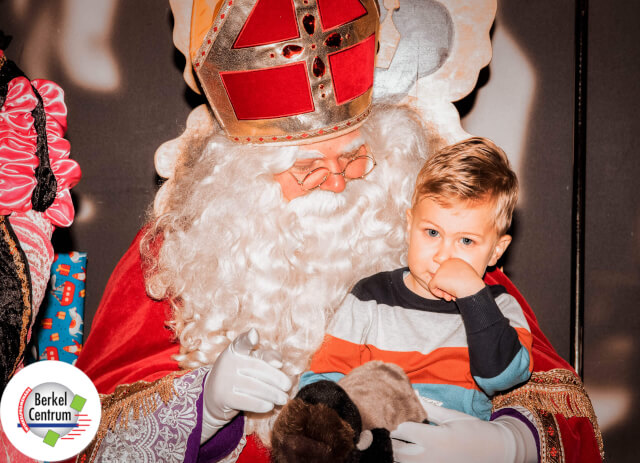 Op de foto met Sinterklaas en Piet